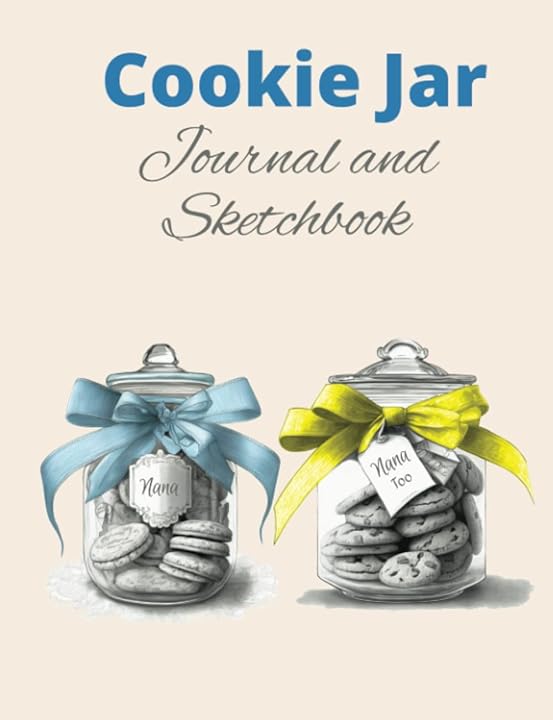 Cookie Jar Journal and Sketchbook cover by Cristine Mitchell